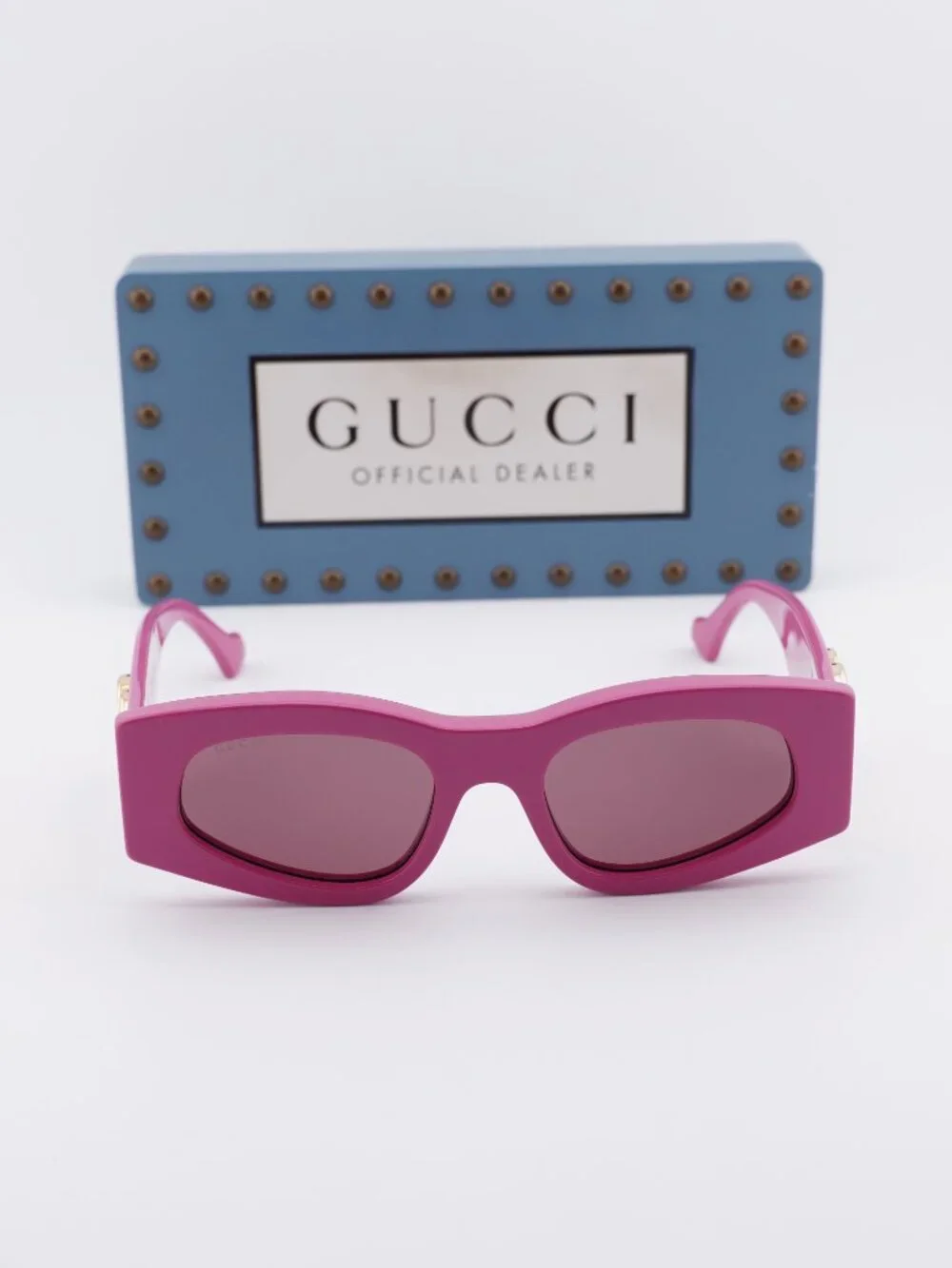 Gucci GG1754S 004 Square Sunglasses - Pink